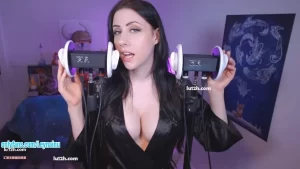 leynalnu onlyfans asmr舔耳助眠福利，左右双声道吃耳朵