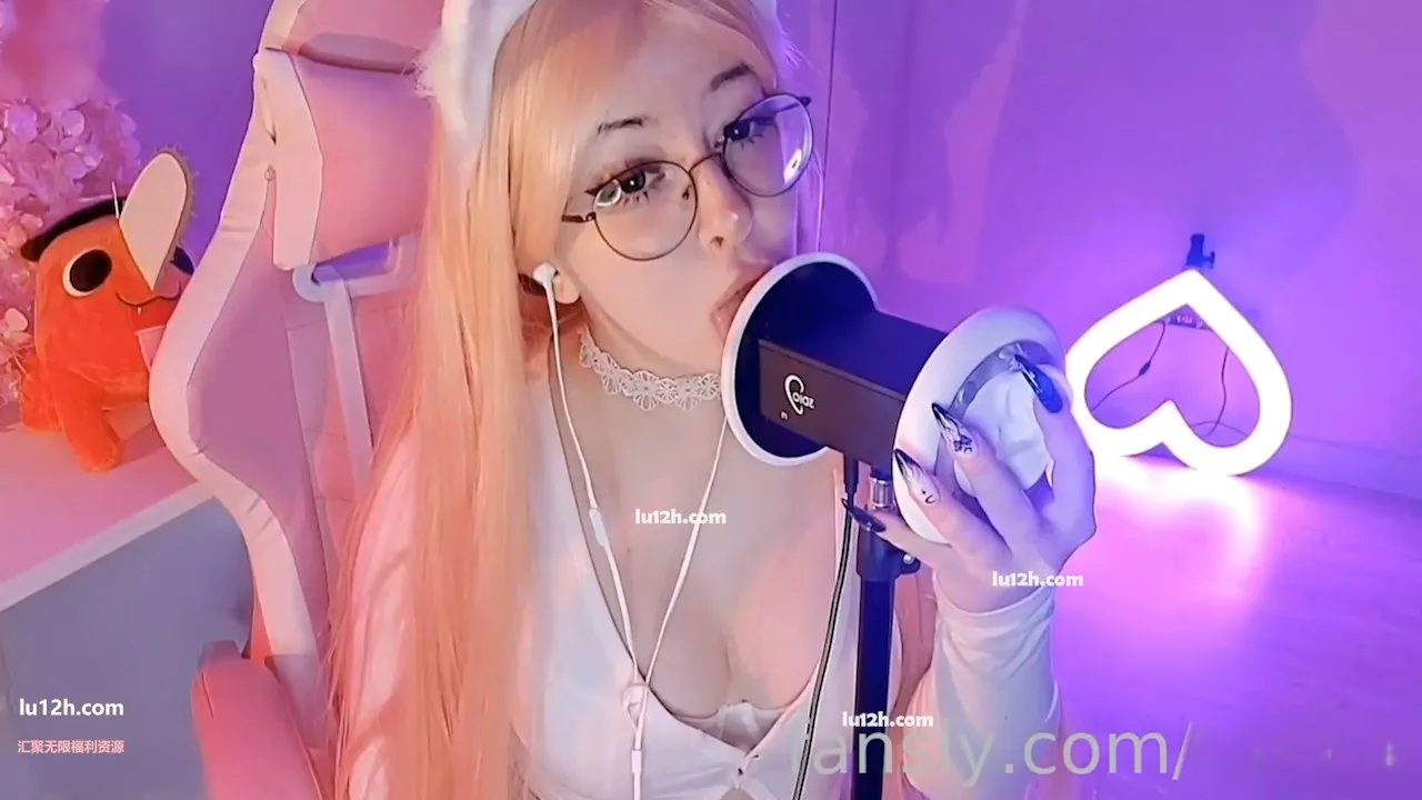 完美女神lyrica fansly付费asmr舔耳朵助眠福利，露半球口腔音哄睡-asmr部落